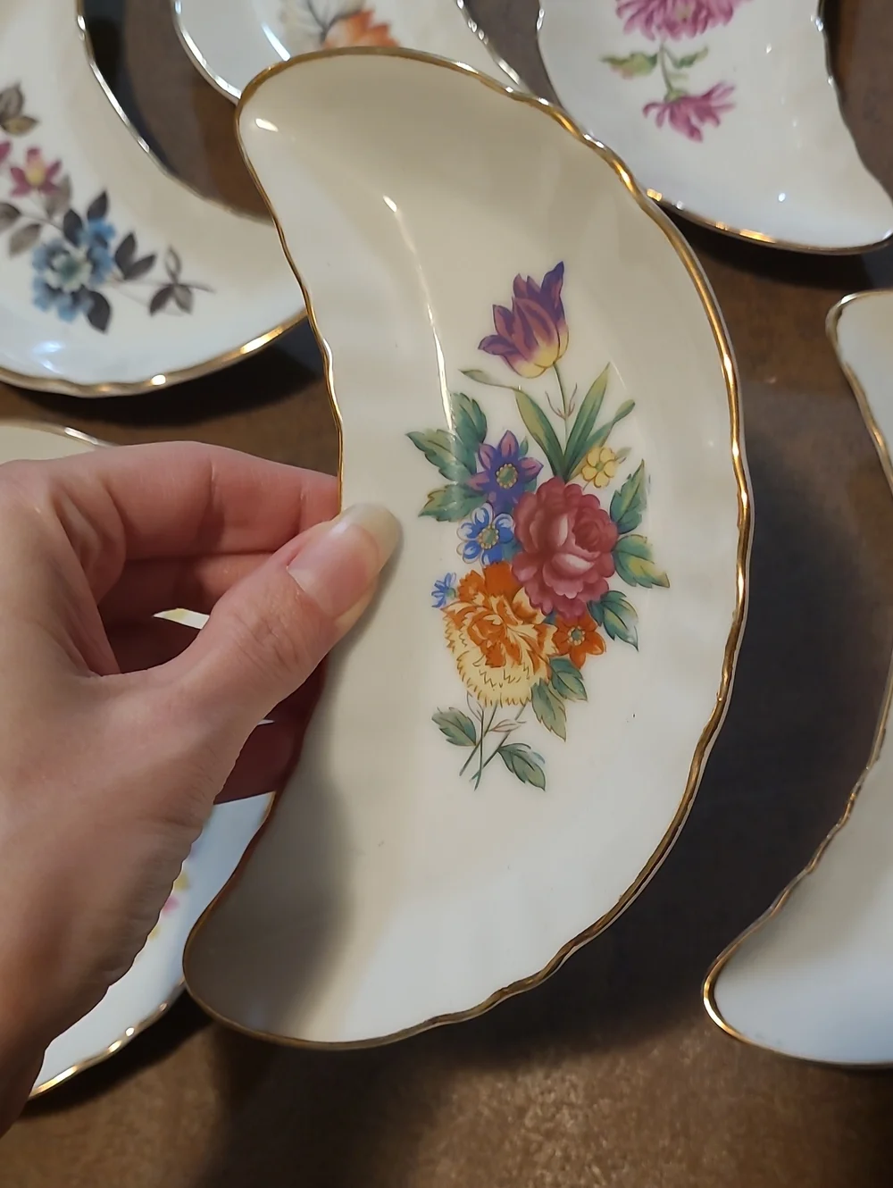 intage Chadwick Tea Salad Appetizer Bone China Plates • Set of 6: Made in Japan